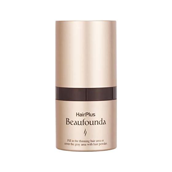 Aderans Hair Plus View Foundation Powder, Dark Brown, Conceals Thinning Hair, Conceals Gray Hair, Increases Volume, Hair Foundation, Gray Hair,