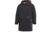 Down Jackets Men's Black Hooded Lightweight Down Jacket FU1696