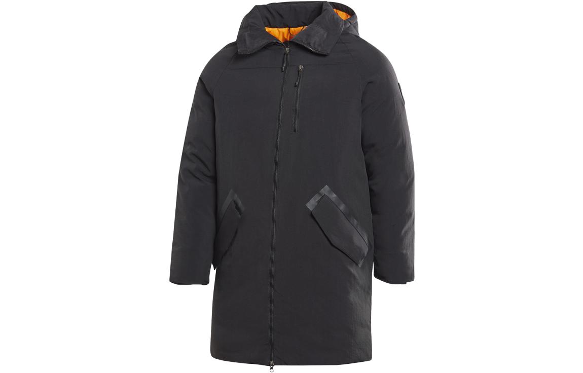 Reebok Down Jackets Men s Black Hooded Lightweight Down Jacket FU1696 M