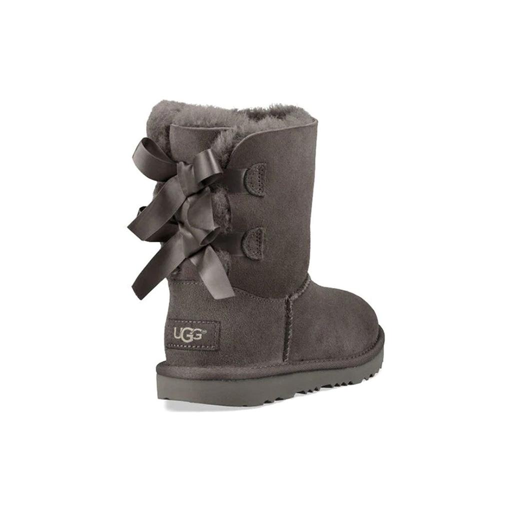 UGG Bailey Bow II Boot Grey (Kids) Kids Sneakers 1017394K-GREY