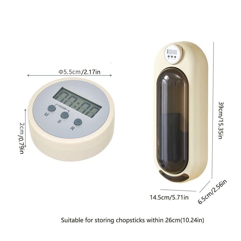 Dustproof Rotatable Chopstick Holder Quick Air Drying Chopsticks  Basket  Kitchen