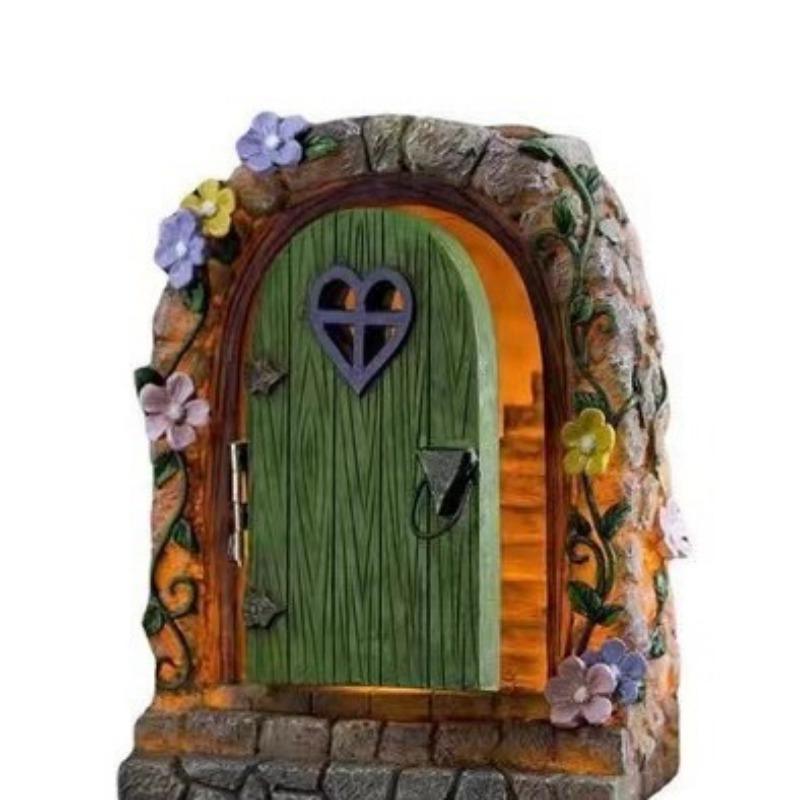 Feentor Treppe Solar Hofharz Ornamente Harzhandwerk Ländliches Design Treppe