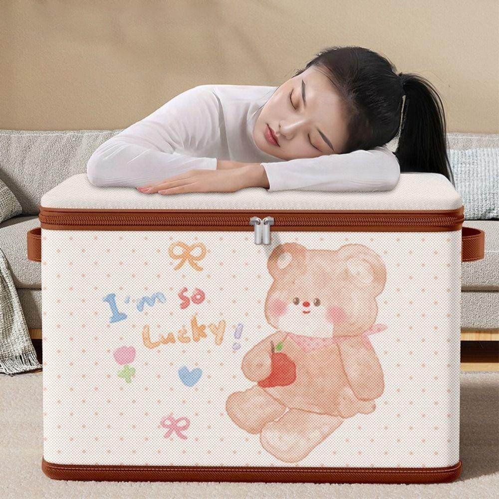 Dust-proof Folding Clothes Storage Box Large Capacity Wardrobe Organizer  Blanket