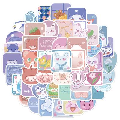 50 Cartoon Cute Ins Style Graffiti Stickers Decorative Ipad Suitcase Notebook Diy Waterproof Stickers