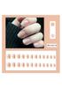 Fashionharbour 24 Reusable Artificial Fake Nail Set| Lightweight & Long Lasting| Easy To Use| Quick Fix For Festivals & Special Occasions (006)