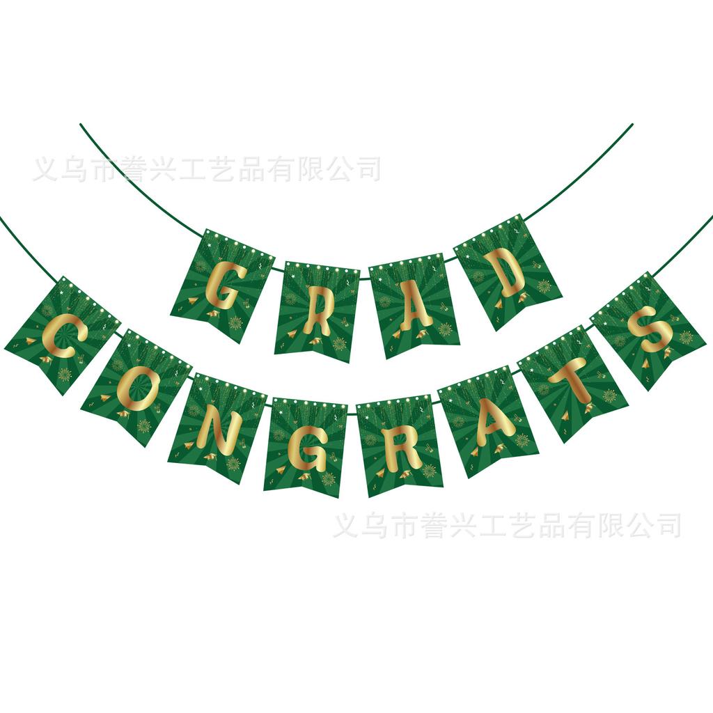 Holiday Theme Party Flag Raising April Fool'S Day Father'S Day Graduation Season Holiday Decoration Flag Raising Party Decoration Banner