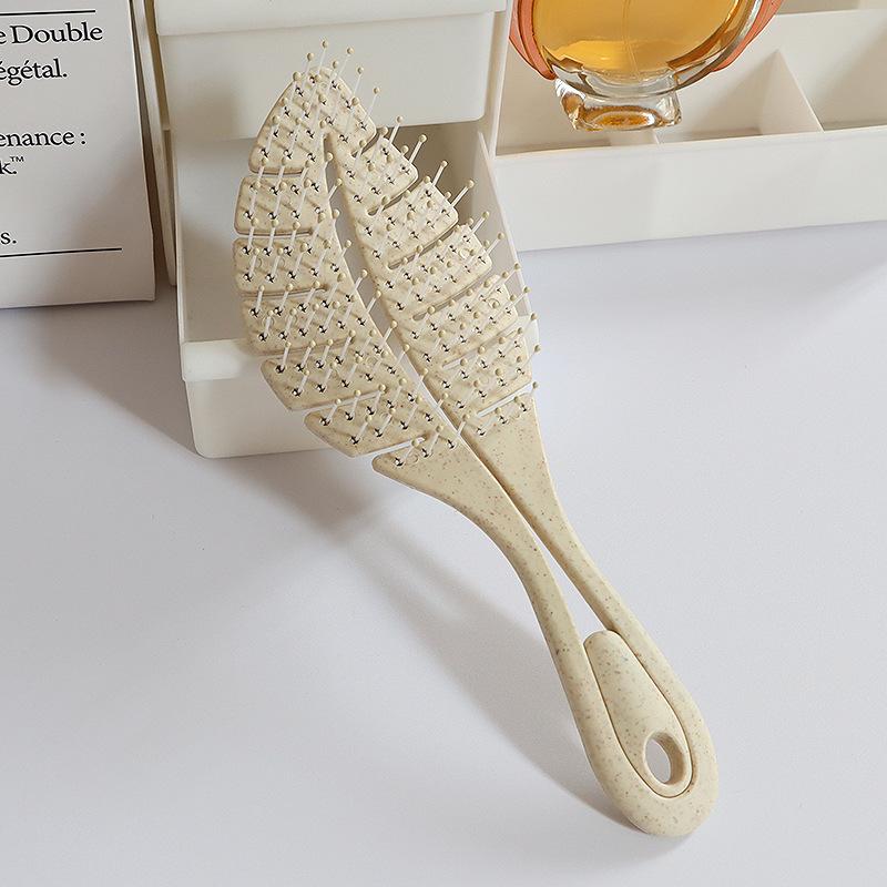 

Leaf Comb, Large Curved Comb, Massage Comb One Size бежевый