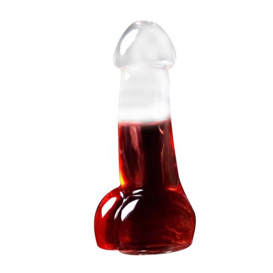 Morsomt Peniscocktailglass Kreative Bar Natt Shotglass for Øl Juice Drikker Gjennomsiktig Drikkekopp for Puber Fester