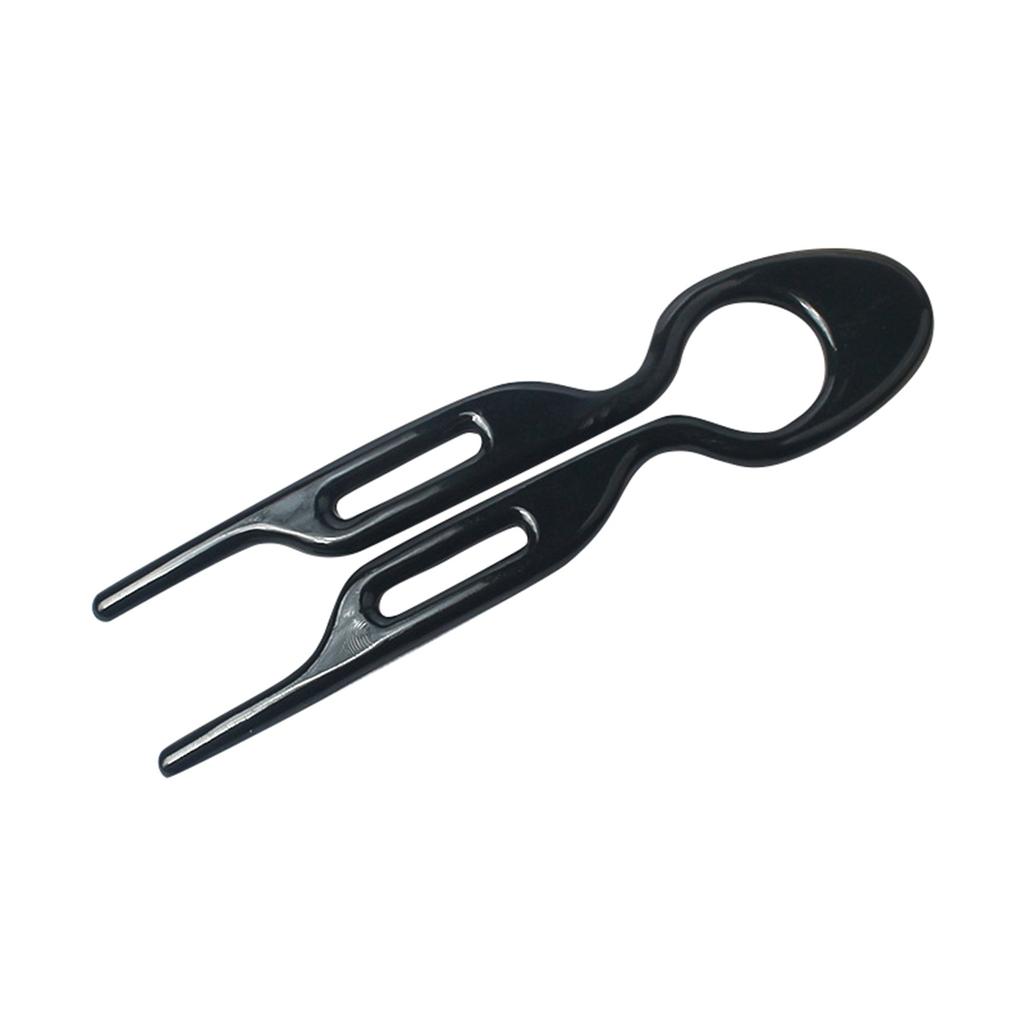 Americká vlnitá vlásenka ve tvaru U pro ženy s updo vlasy na zadní straně hlavy, univerzální čelenka