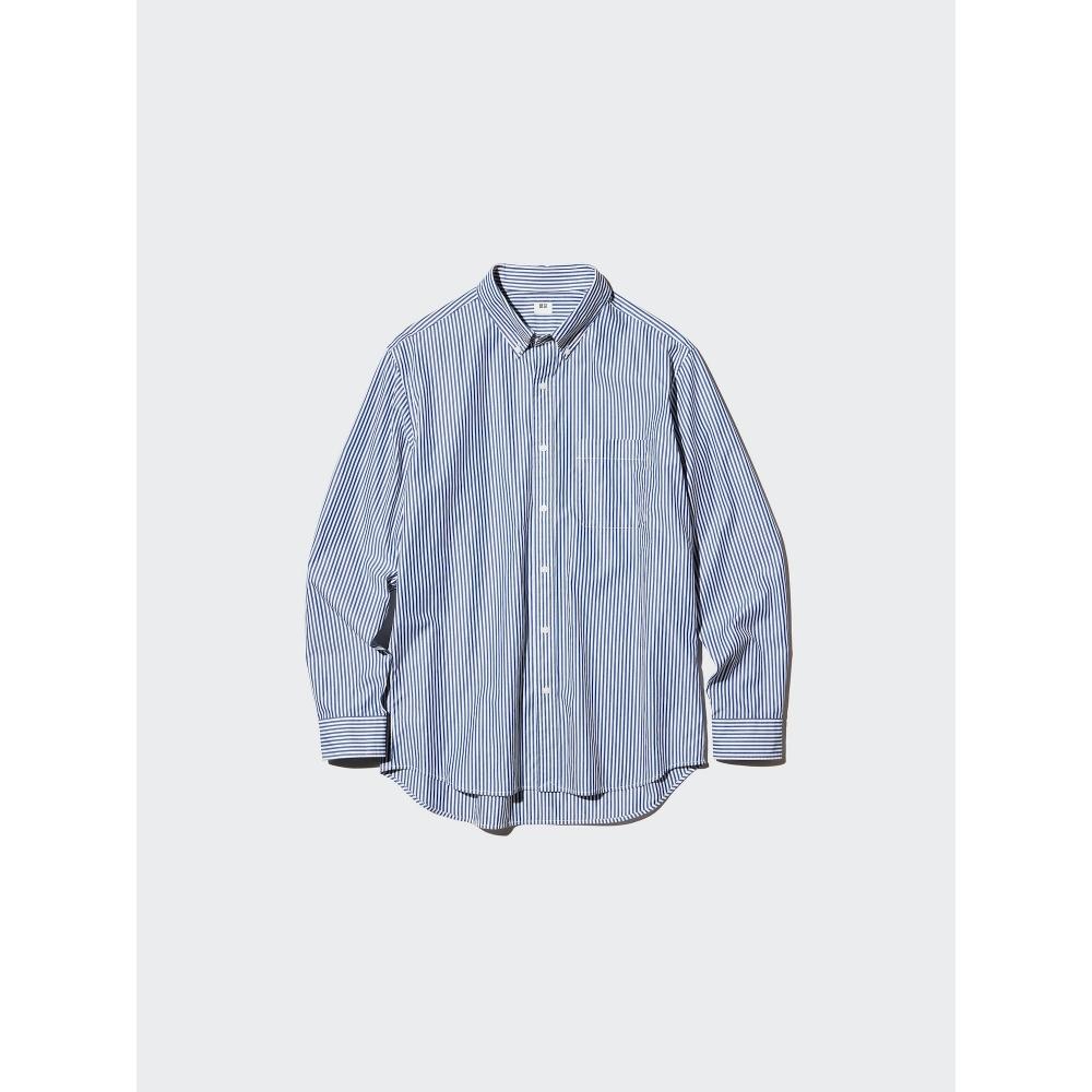 Uniqlo Japan Broad Shirt Stripes Button Down