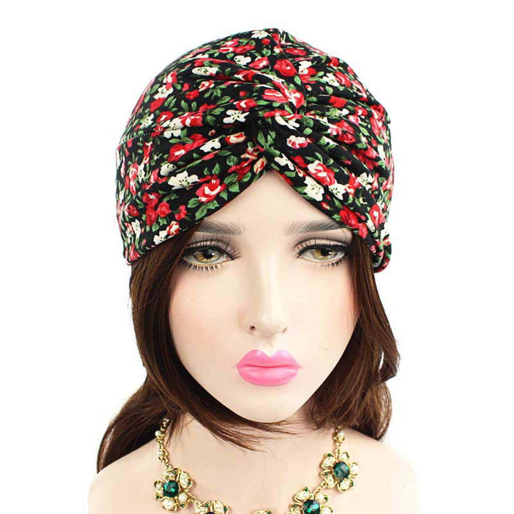 Buy Hat Beanie Scarf Turban Head Wrap Cap Floral Cancer Chemo at