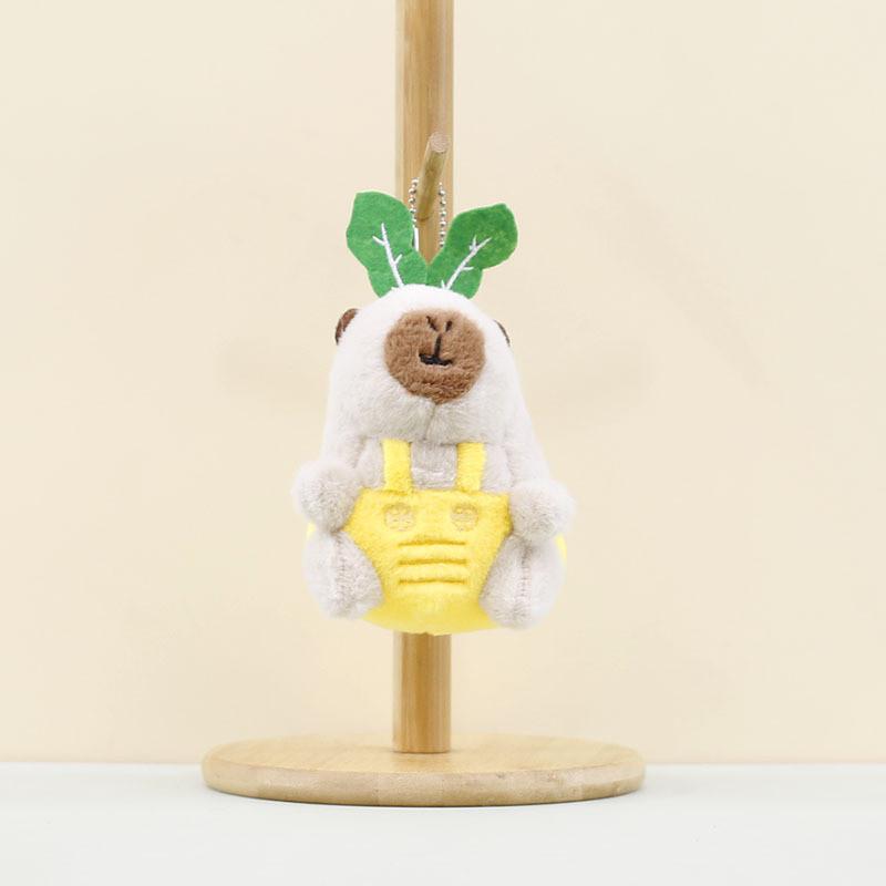 Adorable Capybara Plush Keychain Cute Soft Toy Bag Charm 12cm Stuffed Animal