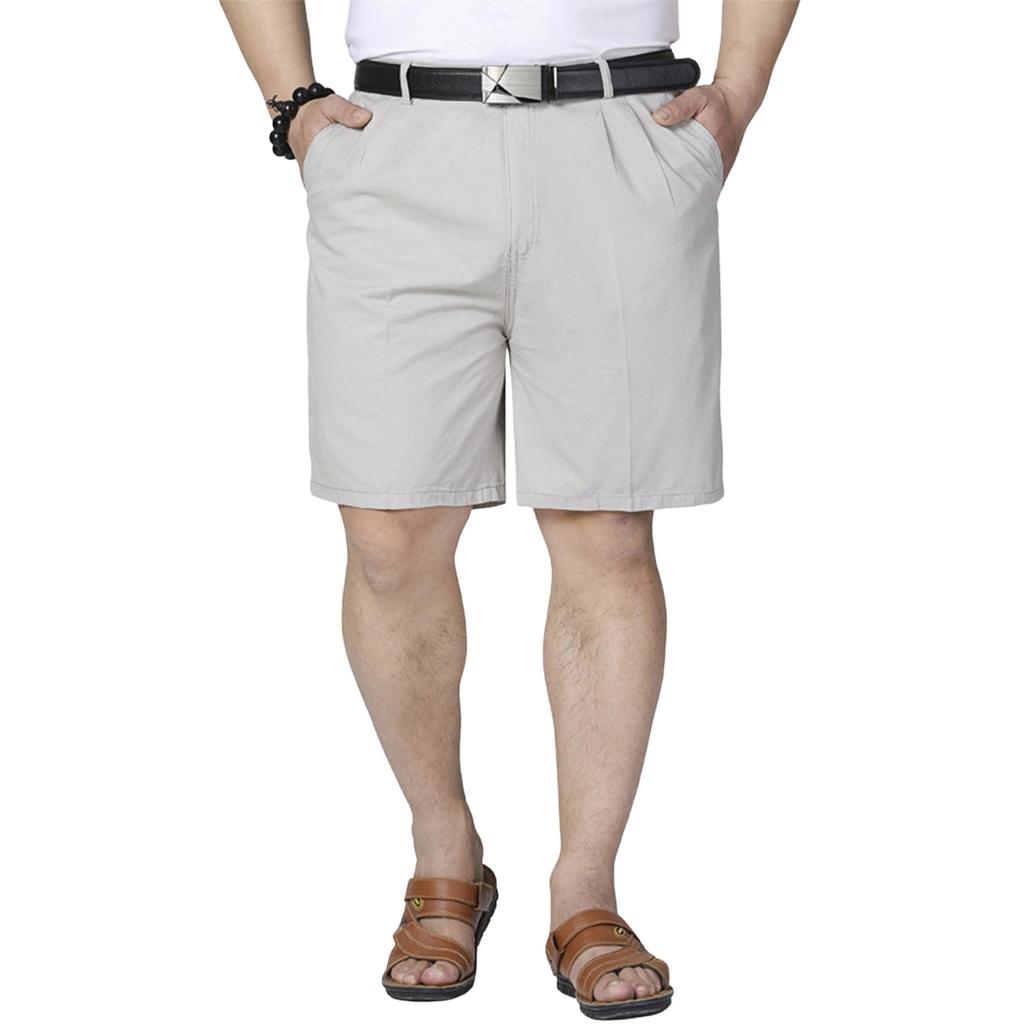 Men's Classic Fit Casual Shorts with Belt Loops and Side Pockets for Daily Wear Lightweight Material Comfortable Design