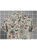 Casual Short-Sleeve Shirt for Men Featuring a Skull Print, Made from Polyester, Available in Various Colors And Sizes, Perfect for Everyday Use with a