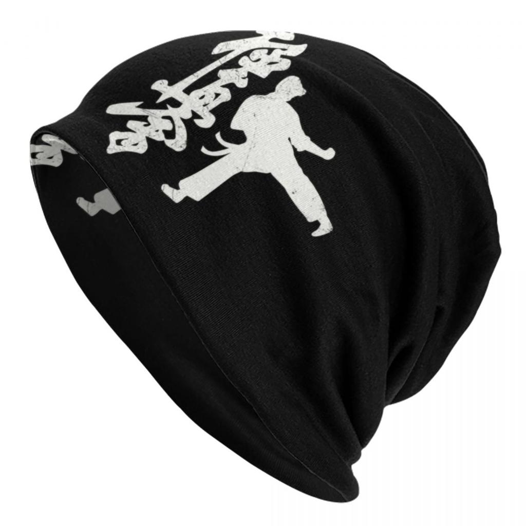 Kyokushi Karate Skullies Beanies Caps Unisex Women Unisex Fashion Winter Warm Knitting Hat Adult Martial Arts Bonnet Hats