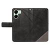 For Xiaomi Redmi 13C 5G/13C 4G/13R 5G/Poco C65 4G/Poco M6 5G Case PU Leather Stand Phone Cover Geometric Lines