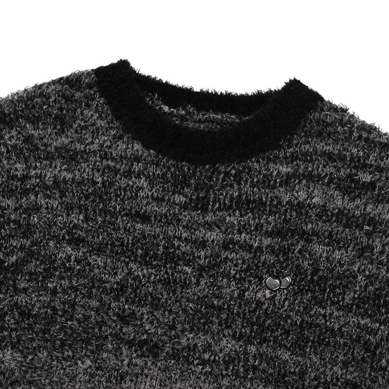 KIRSH Cherry Texture Loose Fit Knit [Black]
