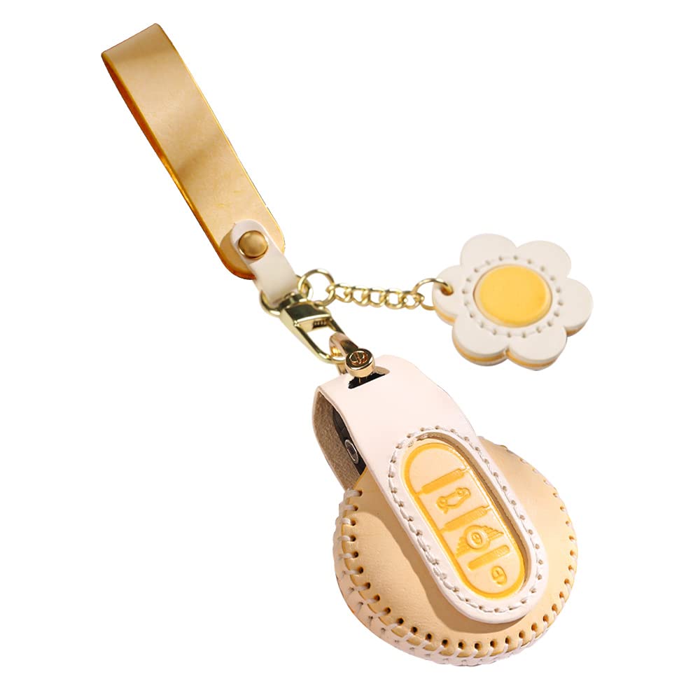 

Чехол для смарт-ключа BMW Mini, Чехол для ключа, Натуральная кожа, Хорошая текстура, Высокое качество, Пульт жёлтый