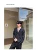 Men's V-Neck Two-Piece Look Hoodie - Textured, Loose Casual Sweater for Spring/Autumn