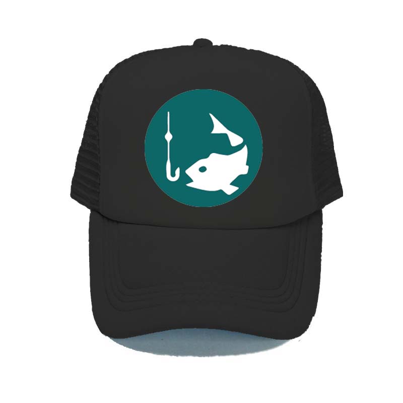 Animal Fish Farm Snapback Trucker Hat Cap Jalan Kuari Fisherman Bone Dad Hats Original Mike Trout Fish Mesh Hunting Hat YY339