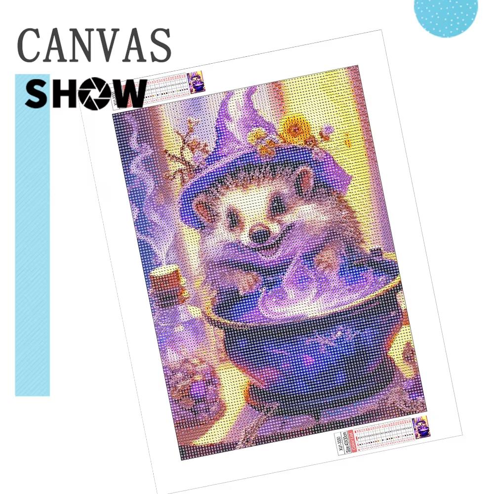 5D DIY Diamond Painting Animal Colorful Lion  Round Drill Embroidery Butterfly Owl Home Decor Cross Stitch Kits