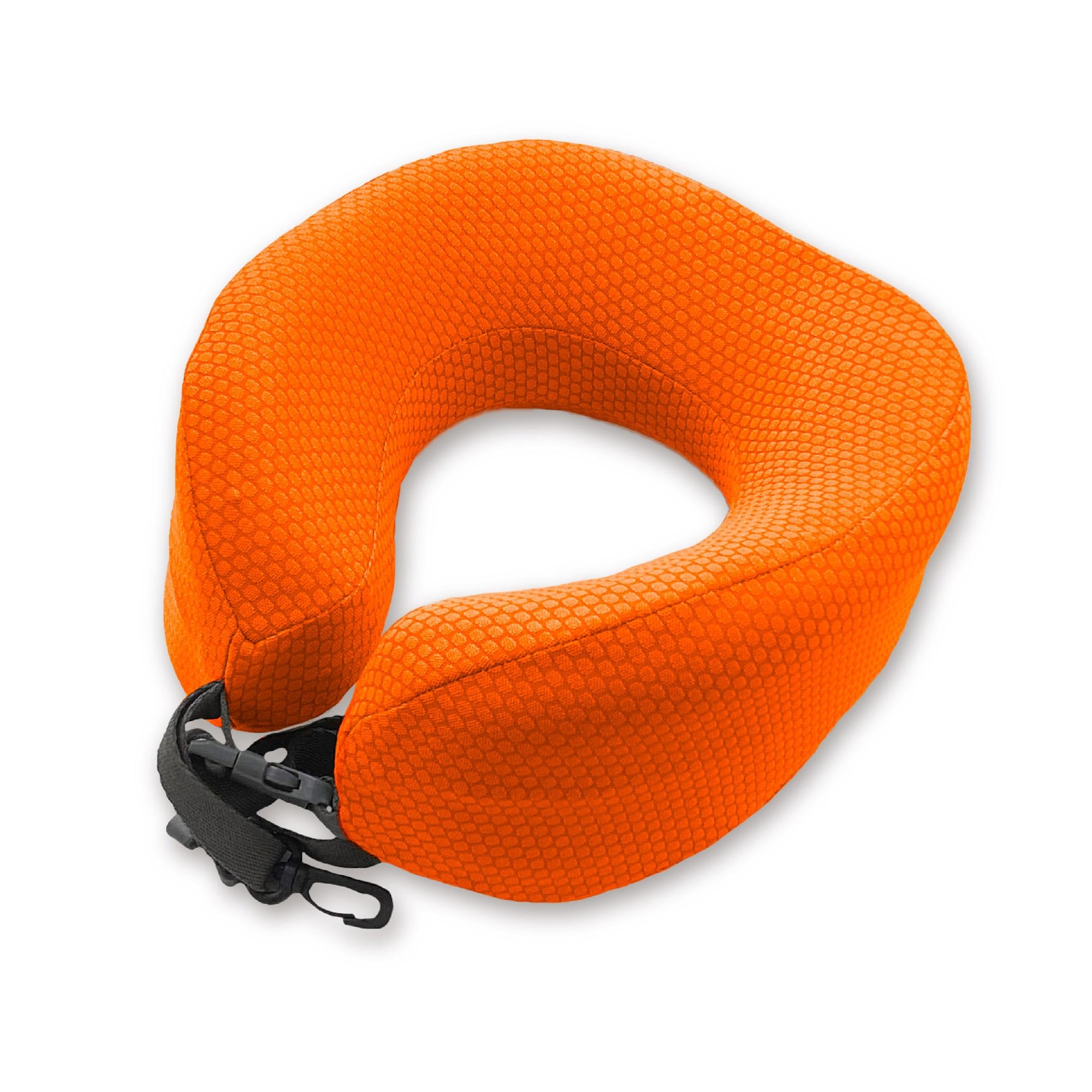 

MORIPiLO Neck Portable Memory Foam Neck Comfortable for and Product 402814 (Morishita) Pillow, Pillow, Orange, 23x24x12cm, Airplanes, Cars, Travel,