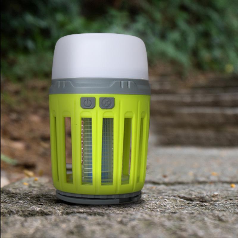 Solar-Powered Outdoor Waterproof Mosquito Killer and Emergency Light