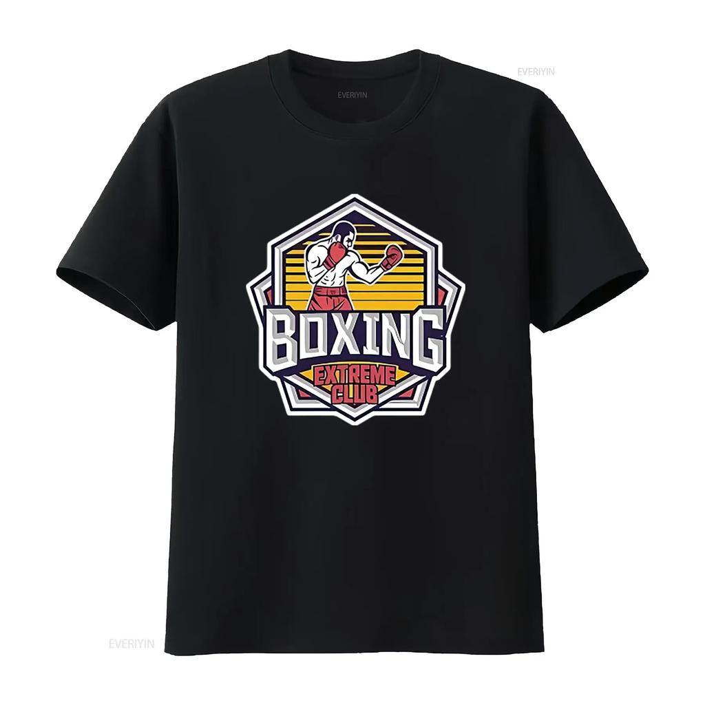 Boxing Extreme Club Graphic Print T-Shirt