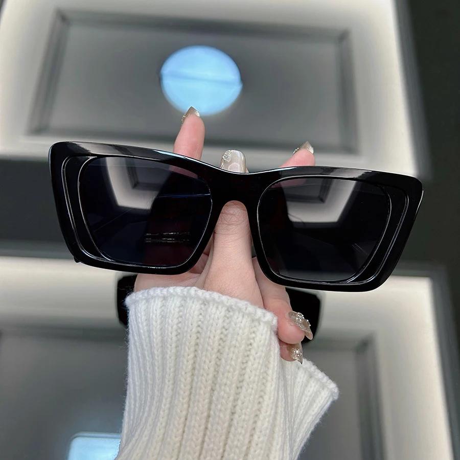 Square Vintage Sunglasses Women Men Brand Designer Frame Retro Sun Glasses Female Male Mirror Outdoors Punk