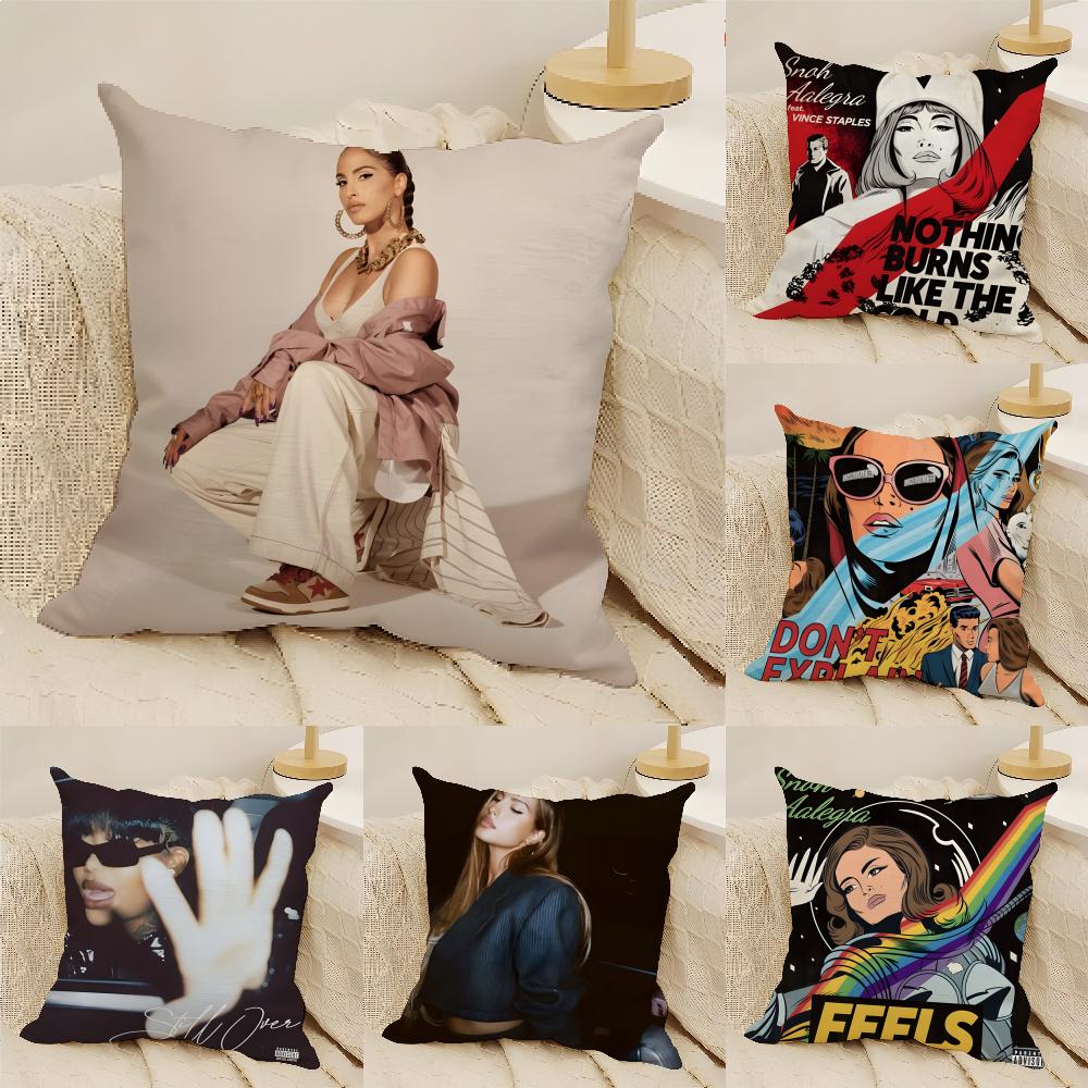 Cool S-snoh a-aalegra Pillow Case Home Living Room Decoration Linen Pillow Cases Cushion Cover