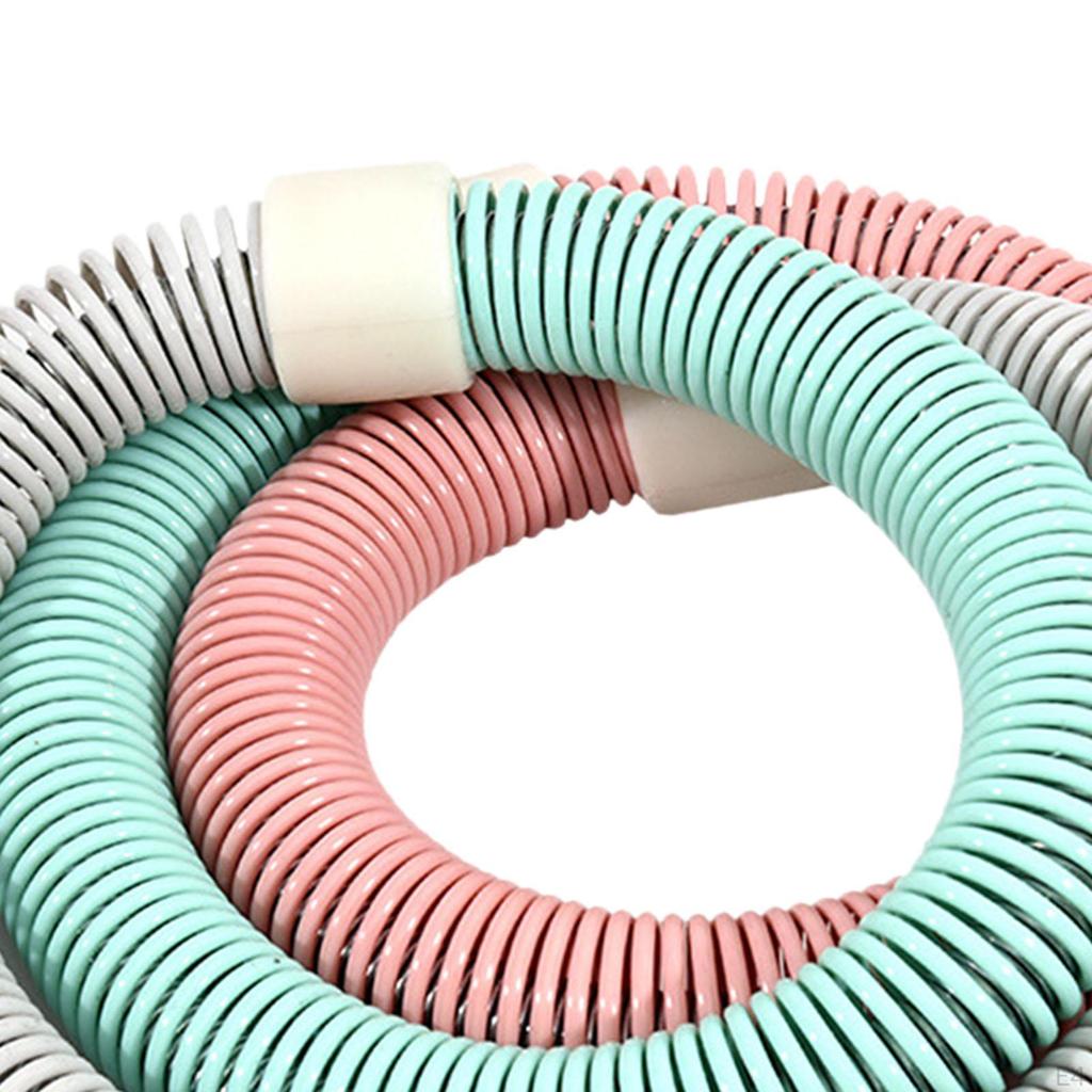 , Exercise Hoop, Foldable, SportPVC, Comfortable, Portable, Workout, Waist-Friendly Design for