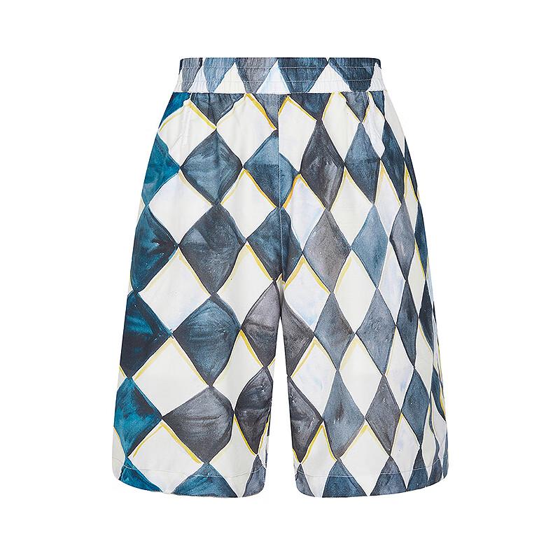 CROQUIS Men's 2025 Summer Loose Straight Mid-Shorts