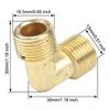 Quickly Connected Simple Structure Convenient To Use Equal Male Elbow Air Compressor Fittings Male Thread Check