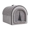 Enclosed Pet Bed with Curtain Flaps Detachable for Sleeping
