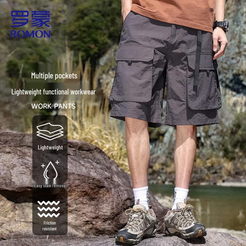 

ROMON Men s Loose Fit Cargo Shorts XL