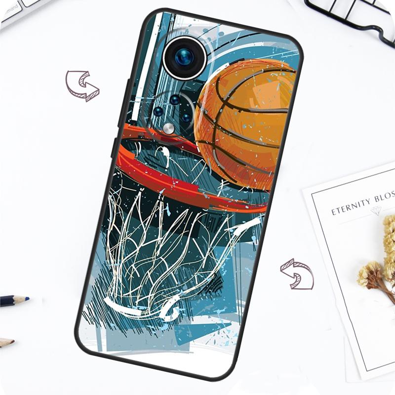 Basketball Ball Case For Honor Magic 7 Pro 5 6 Lite Honor 200 Pro 50 70 90 X8b X9a X8a X8 X9 X9c X9b Cover