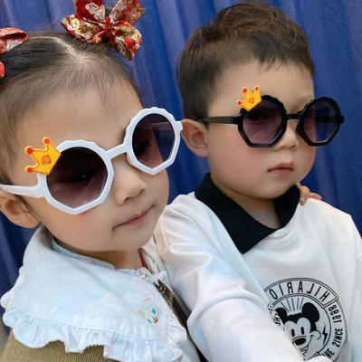 Óculos de Sol Infantil Meninos e Meninas Divertidos Podem Virar Óculos de Sol Sombra de Sol Bebê Foto Super Fofo Armação de Óculos Redonda
