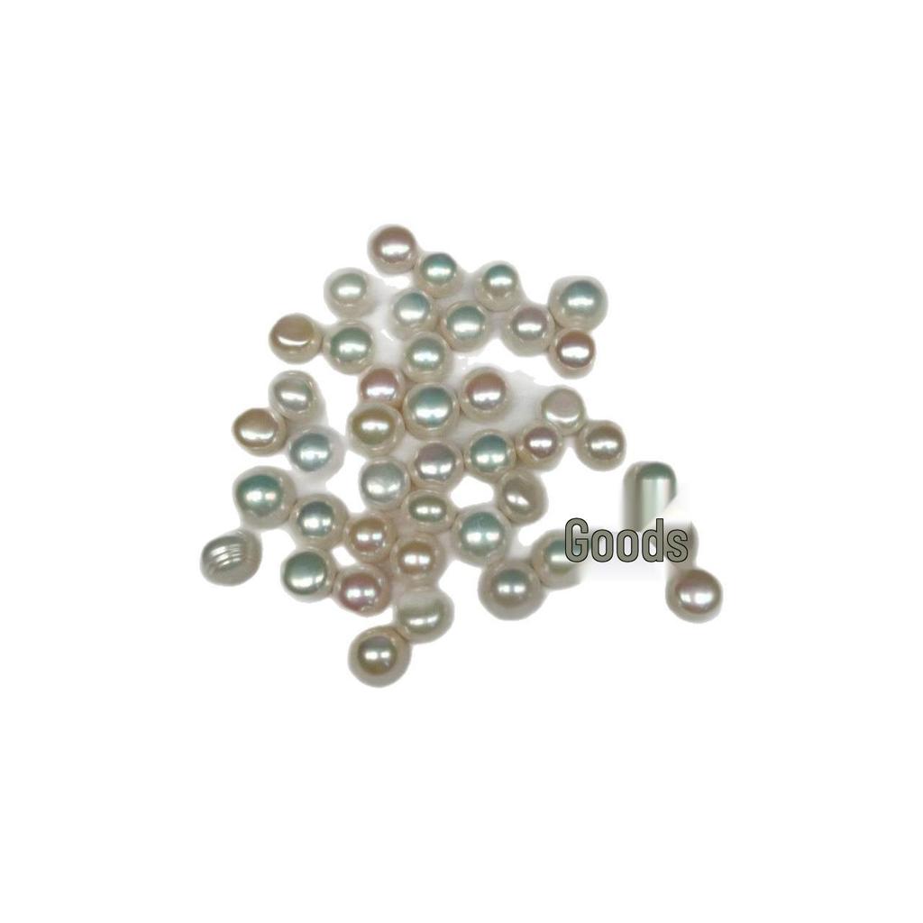 Rose Manta Half-Drilled Freshwater Pearl Beads 10-11mm, 4A Quality for DIY Earrings