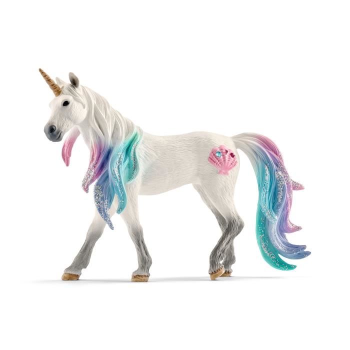 Figurine Schleich - Licorne Des Mers, Jument - Bayala - Jouet Éducatif Pour Enfant