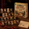 Christmas Party Favors 24 Days Advent Calendar 2026 with Mini Corgi Figurines Collectible Dog Toys Holiday Countdown for Kids Lovers Cute Ornaments
