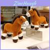 Animal Plush Toy Horse With Short Hair Material For Kids Playroom And Gift