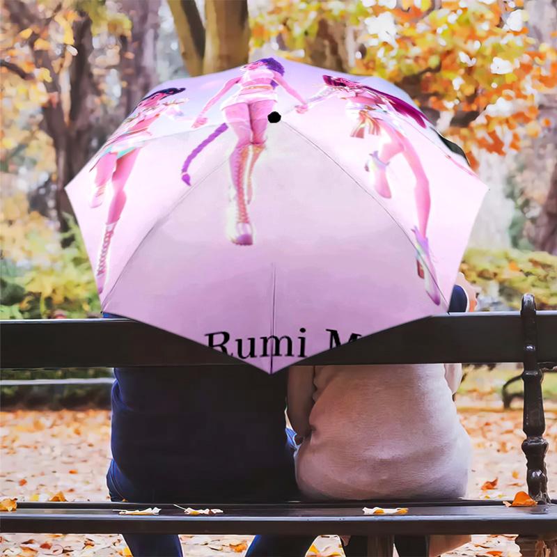 Ink: Mystical Tattoos Glow Night Folding Umbrella Suitable for All Seasons Suitable for All Seasons Umbrella Gift Sun Umbrella