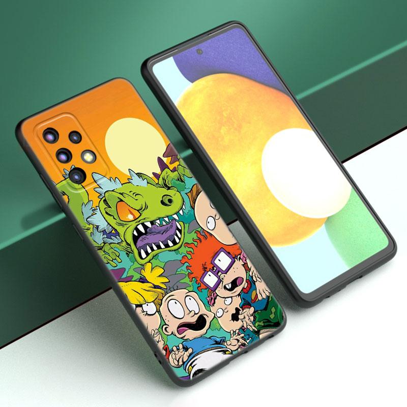 Cartoon R-Rugrats Phone Case For Samsung A13 A22 A24 A32 A23 A25 A34 A35 A52S A53 A54 A55 A73 5G A12 A14 A15 A31 A33 A50 A51 A72