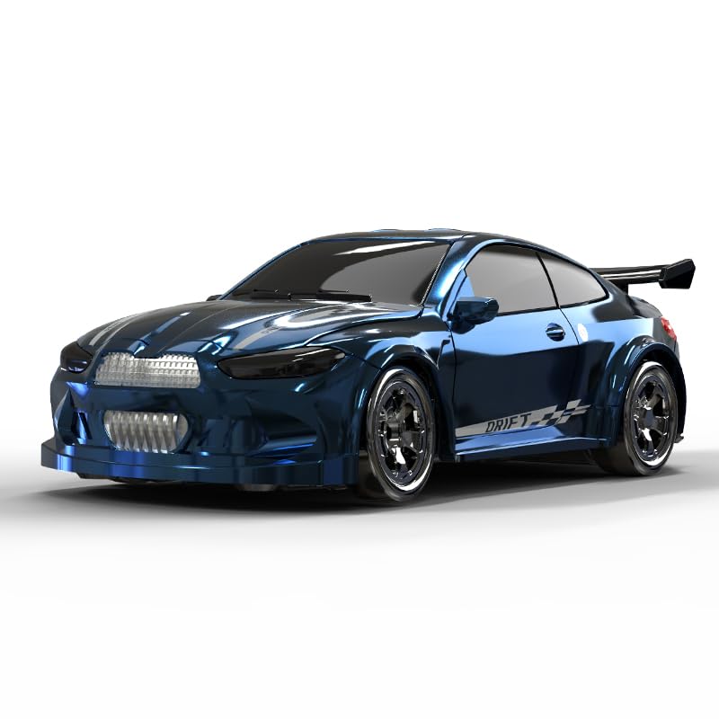 

KFPLAN KF20 Scale Drift Car with LED Tabletop RC 4WD Mini Drift Gift Toy for Boys Technical Standards Approved 164 Lights, Car, Car, & & Adults, синий
