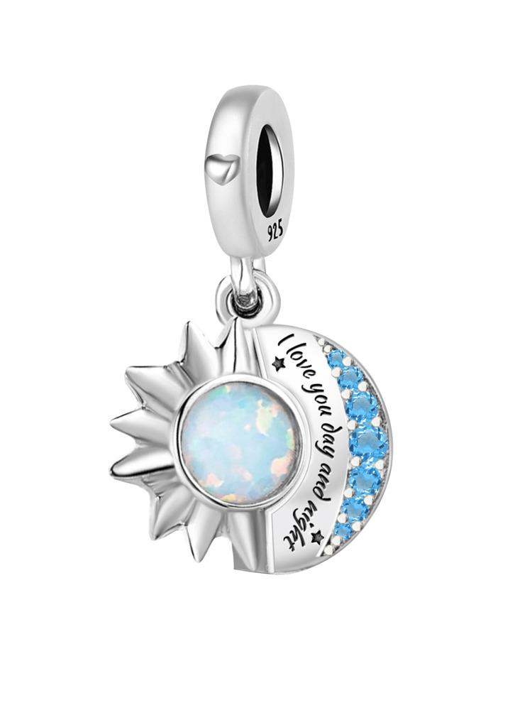 Copper Sweet Sun Heart Moon Series Diy Pendant Beads Fit Bracelet Necklace Making Gift Of High Quality Luxury Bead