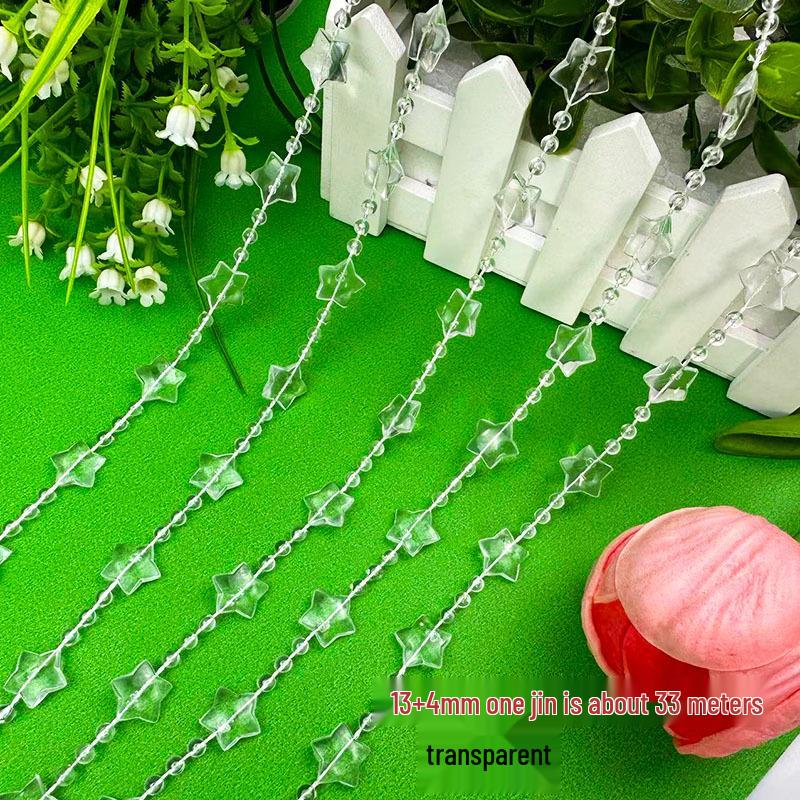 

Акрилова намистова штора та кришталева прикраса проходу для весіль та свят