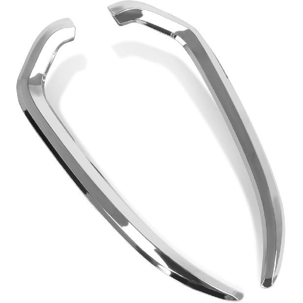 Decoratieve Sierstrip Verticale Ventilatieopening Voorzijde Chroom Accessoires Vervanging voor Honda Goldwing 1800 GL1800 2018-2021 ABS Kunststof Motorfiets Frame Kuip