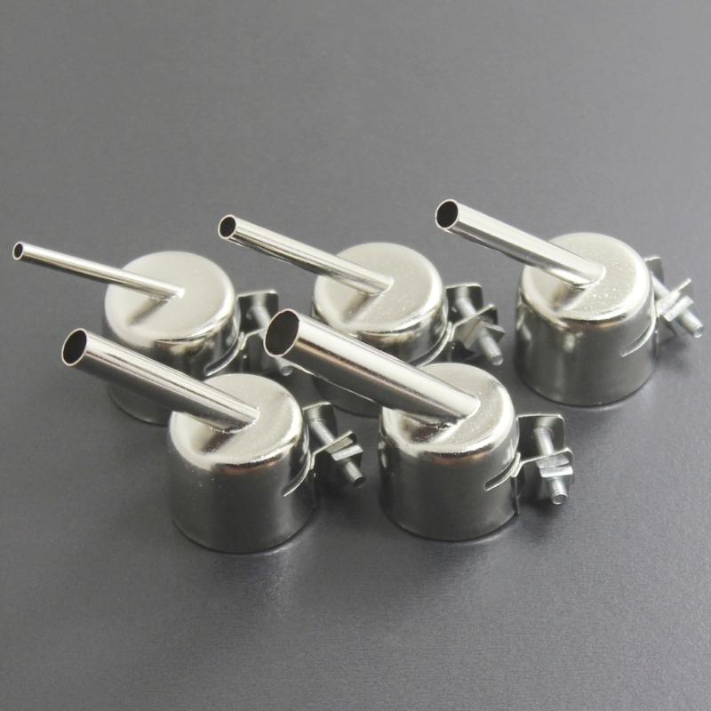 3/4/5/6/8mm Welding Nozzle 45 Degree Curved Angle Welding Nozzle For 850 850A 852 852D 852D+ 950 Hot Air Rework Station