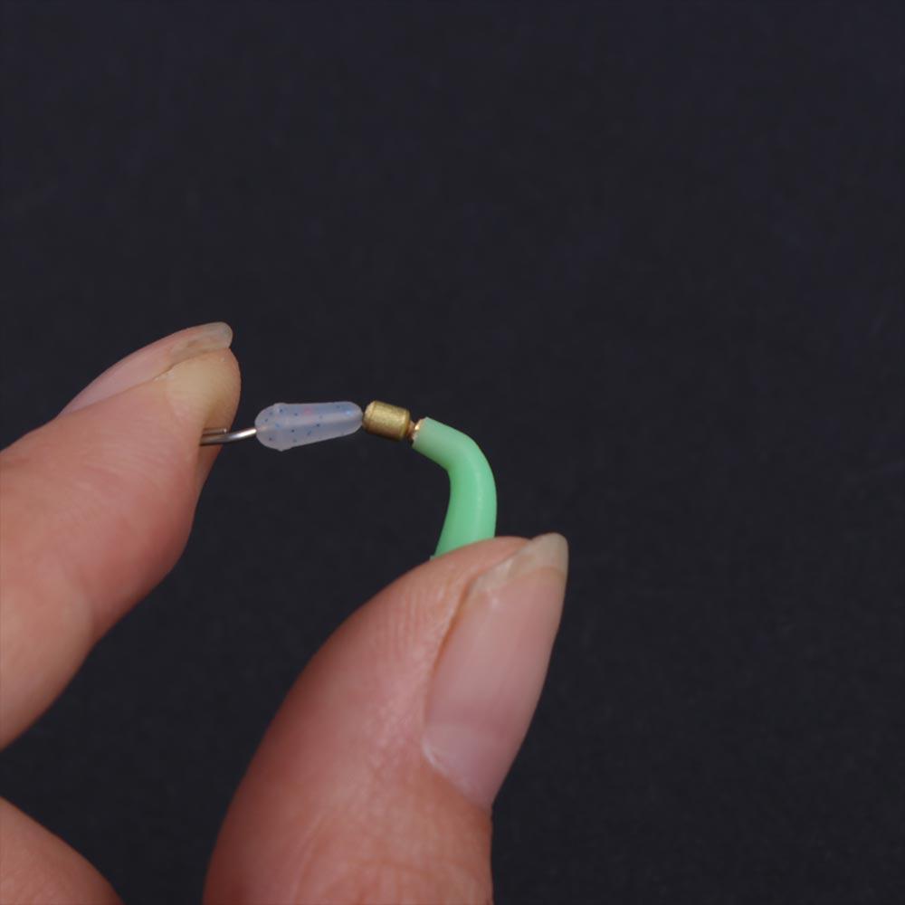 20pcs Copper Head Fishing Floats Seat Swivel Sub-Line Clamp Connector  Ocean Boat
