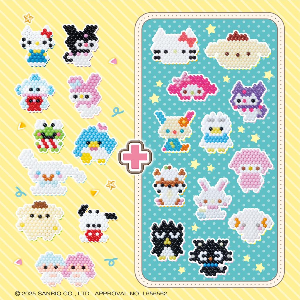 Aquabeads All-in-One Set [Sanrio Characters Special Pack] AQ-S105 ST Mark, Ages 6 and Up, Water-Based, Craftable Toy, Aquabeads, Epoch